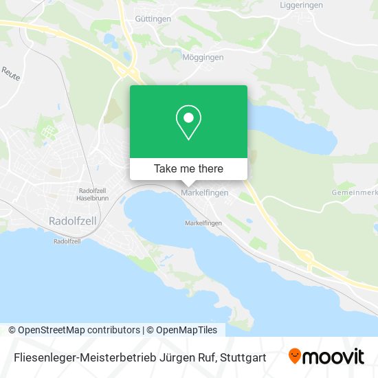 Fliesenleger-Meisterbetrieb Jürgen Ruf map