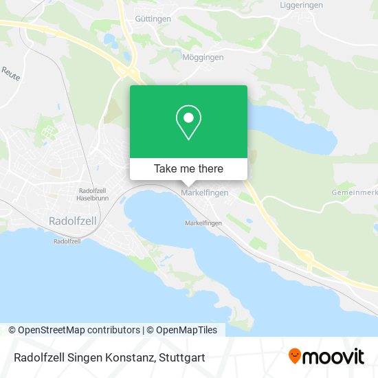 Карта Radolfzell Singen Konstanz