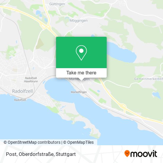 Post, Oberdorfstraße map