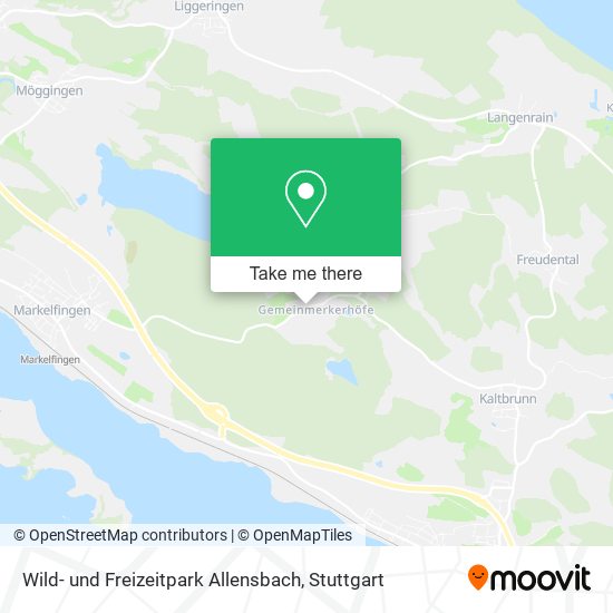 Карта Wild- und Freizeitpark Allensbach