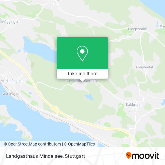 Landgasthaus Mindelsee map