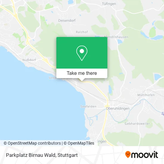 Карта Parkplatz Birnau Wald