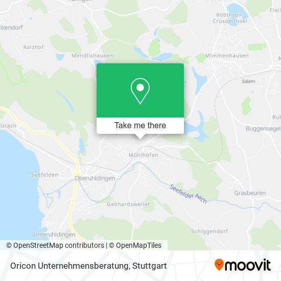 Oricon Unternehmensberatung map