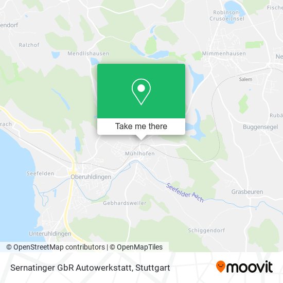 Карта Sernatinger GbR Autowerkstatt