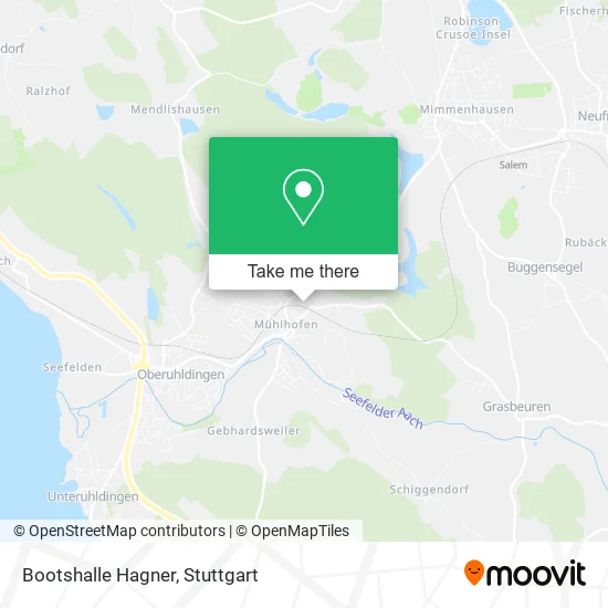 Карта Bootshalle Hagner