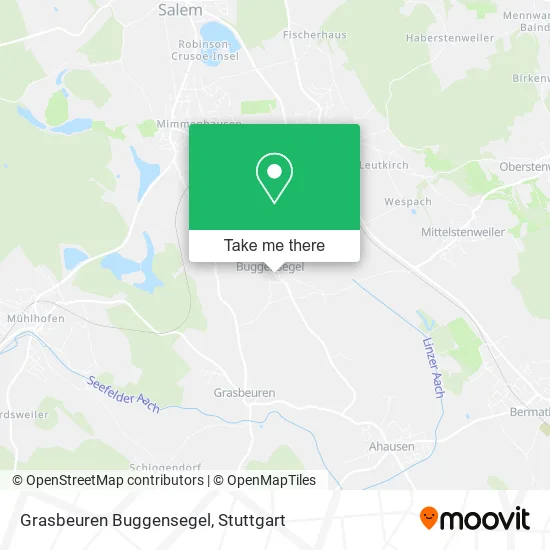 Карта Grasbeuren Buggensegel