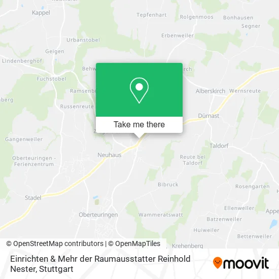 Карта Einrichten & Mehr der Raumausstatter Reinhold Nester