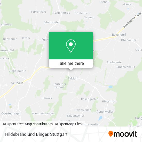 Hildebrand und Binger map