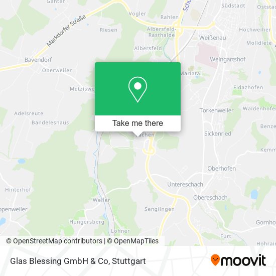 Glas Blessing GmbH & Co map