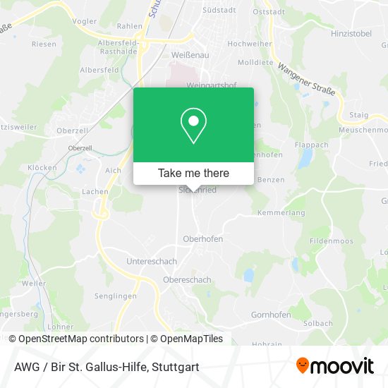 AWG / Bir St. Gallus-Hilfe map