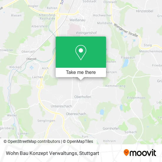 Карта Wohn Bau Konzept Verwaltungs