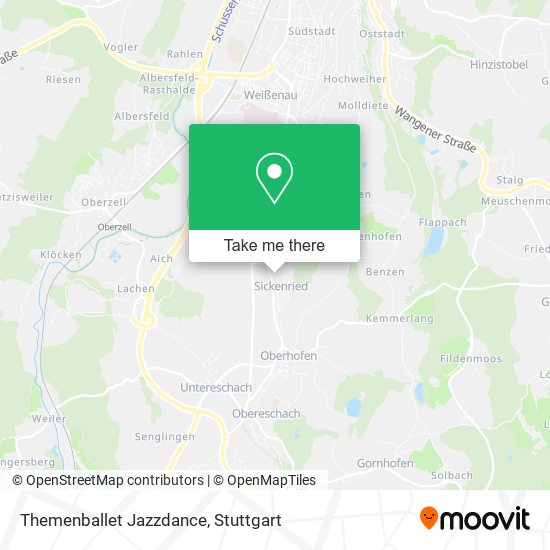 Themenballet Jazzdance map