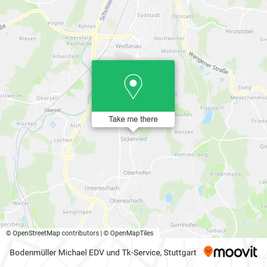 Карта Bodenmüller Michael EDV und Tk-Service