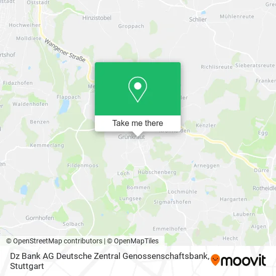 Карта Dz Bank AG Deutsche Zentral Genossenschaftsbank