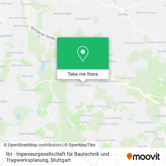 Карта Ibt - Ingenieurgesellschaft für Bautechnik und Tragwerksplanung
