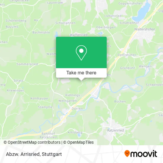 Карта Abzw. Arrisried