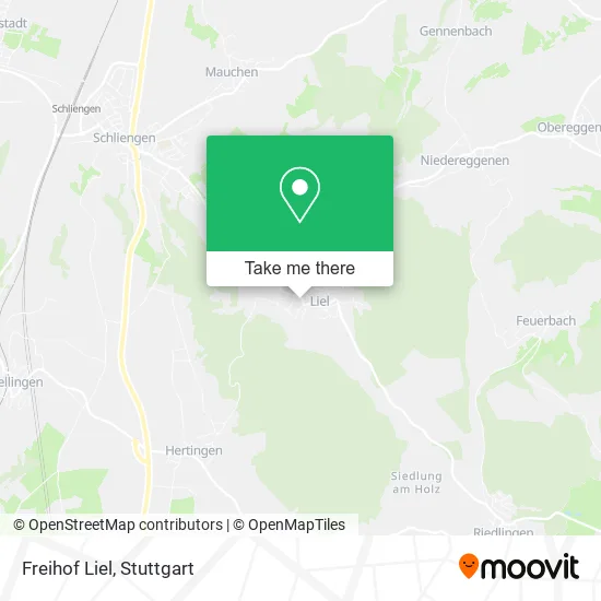Карта Freihof Liel