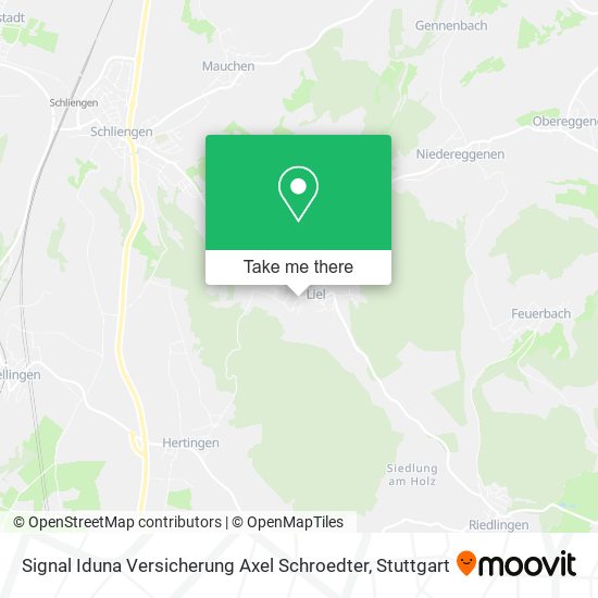 Карта Signal Iduna Versicherung Axel Schroedter