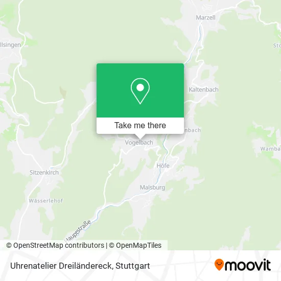 Карта Uhrenatelier Dreiländereck