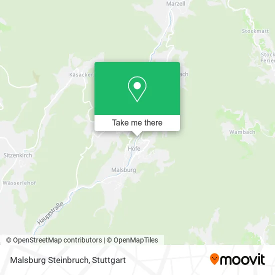 Карта Malsburg Steinbruch