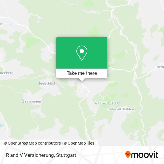 R and V Versicherung map