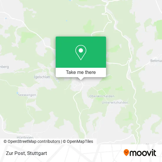 Карта Zur Post