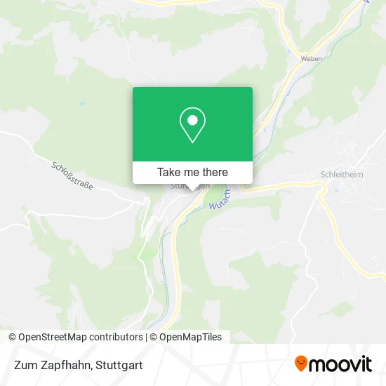 Карта Zum Zapfhahn