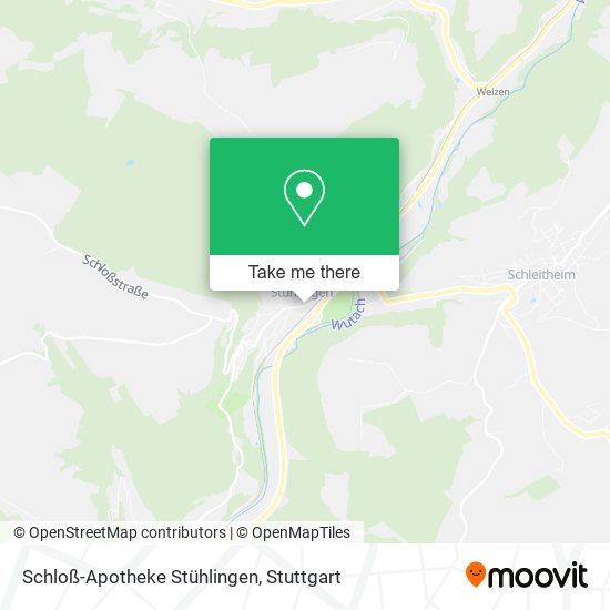 Schloß-Apotheke Stühlingen map