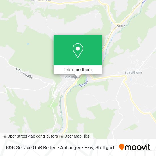 B&B Service GbR Reifen - Anhänger - Pkw map