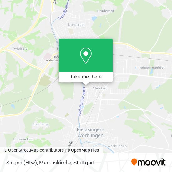 Singen (Htw), Markuskirche map