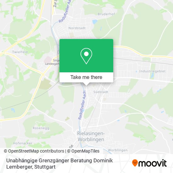 Unabhängige Grenzgänger Beratung Dominik Lemberger map
