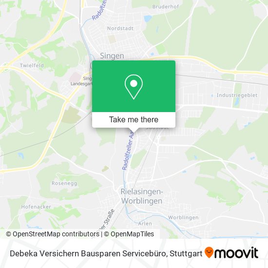 Карта Debeka Versichern Bausparen Servicebüro
