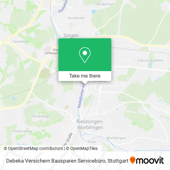 Карта Debeka Versichern Bausparen Servicebüro