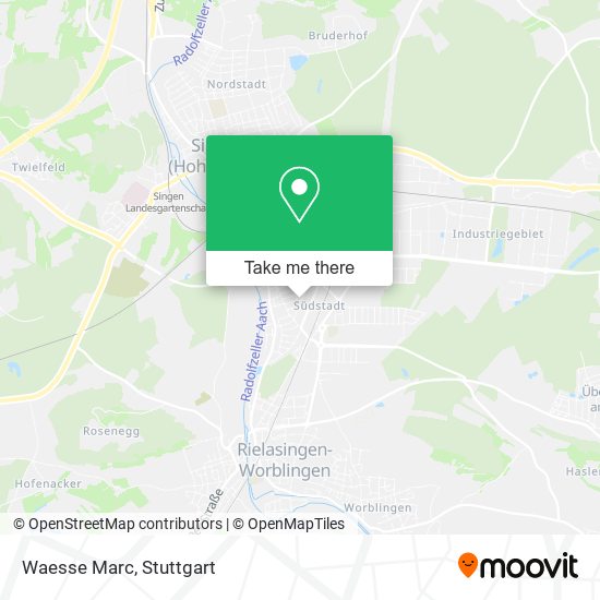 Карта Waesse Marc