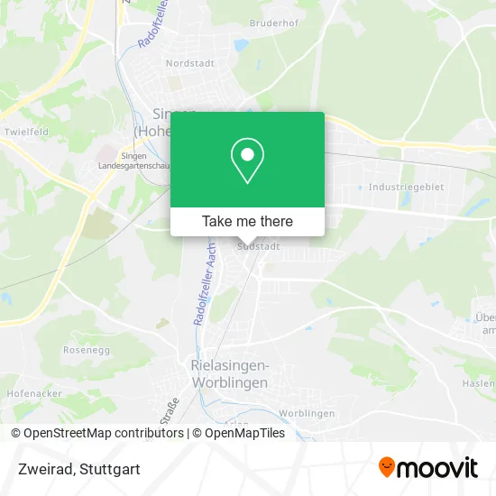 Карта Zweirad
