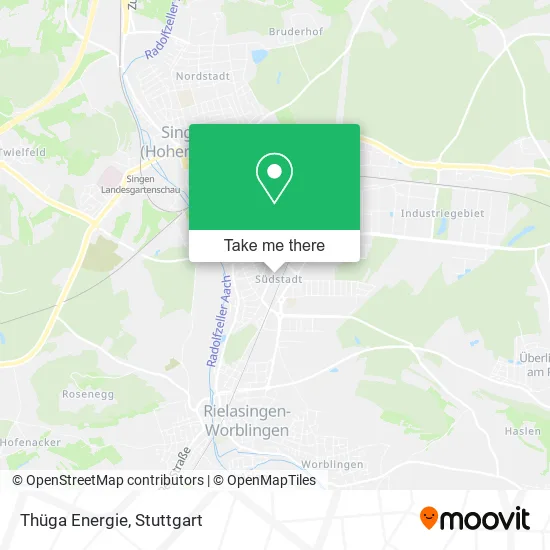 Карта Thüga Energie