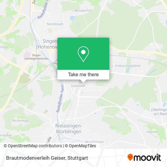 Карта Brautmodenverleih Geiser