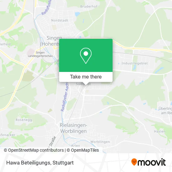 Карта Hawa Beteiligungs