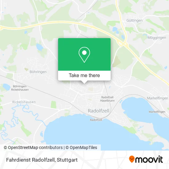 Карта Fahrdienst Radolfzell