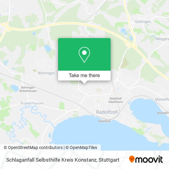 Карта Schlaganfall Selbsthilfe Kreis Konstanz