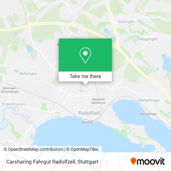 Карта Carsharing Fahrgut Radolfzell