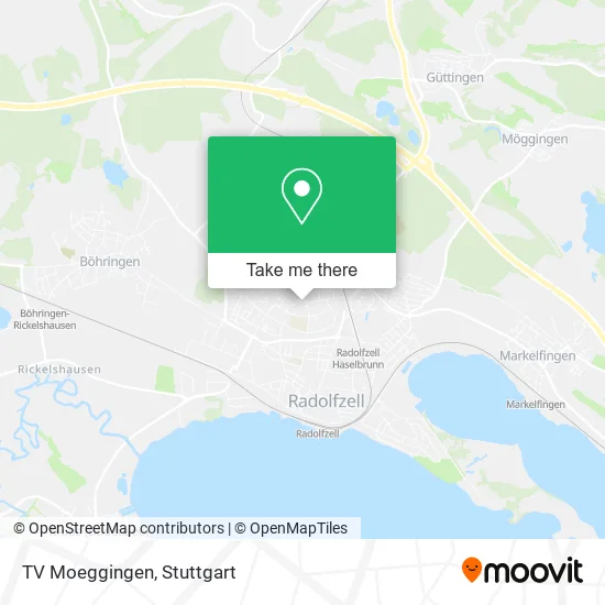 Карта TV Moeggingen