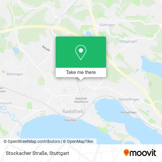 Карта Stockacher Straße