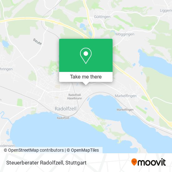 Карта Steuerberater Radolfzell