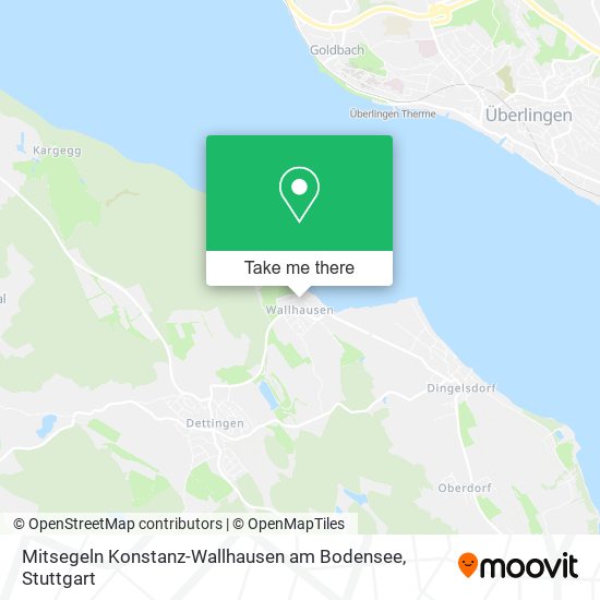 Карта Mitsegeln Konstanz-Wallhausen am Bodensee