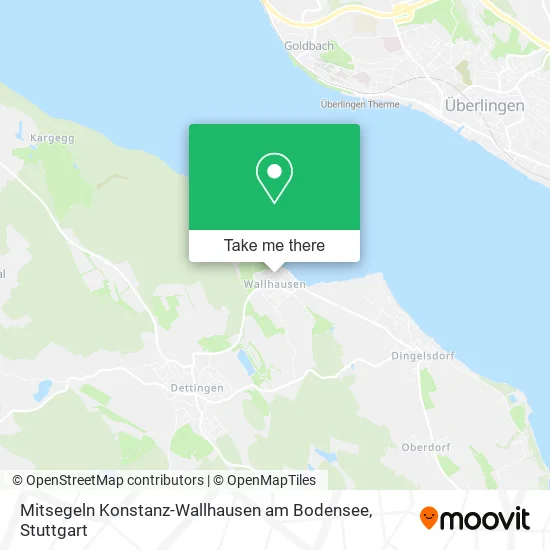 Карта Mitsegeln Konstanz-Wallhausen am Bodensee