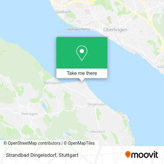 Strandbad Dingelsdorf map