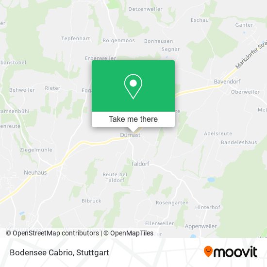 Карта Bodensee Cabrio