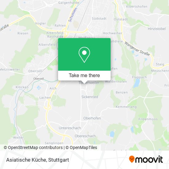 Asiatische Küche map