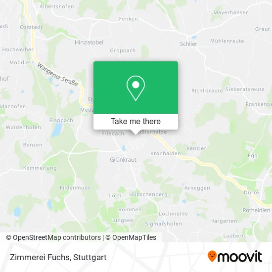 Карта Zimmerei Fuchs